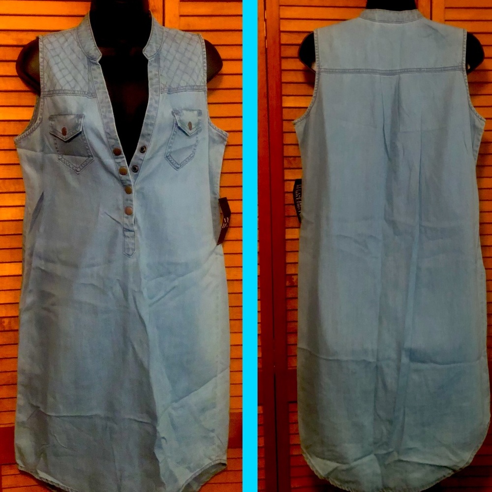 Chic Chambray Dress